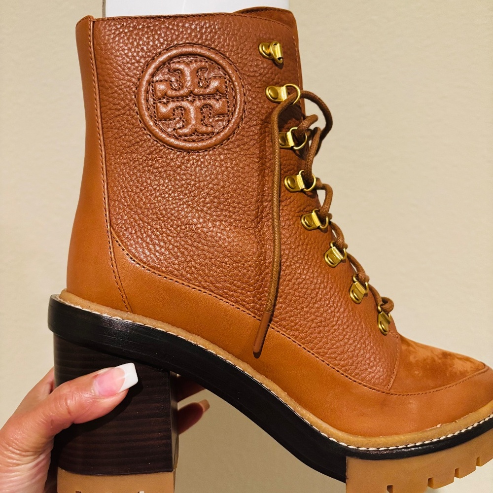 Tory Burch Mixed Material Miller Boot